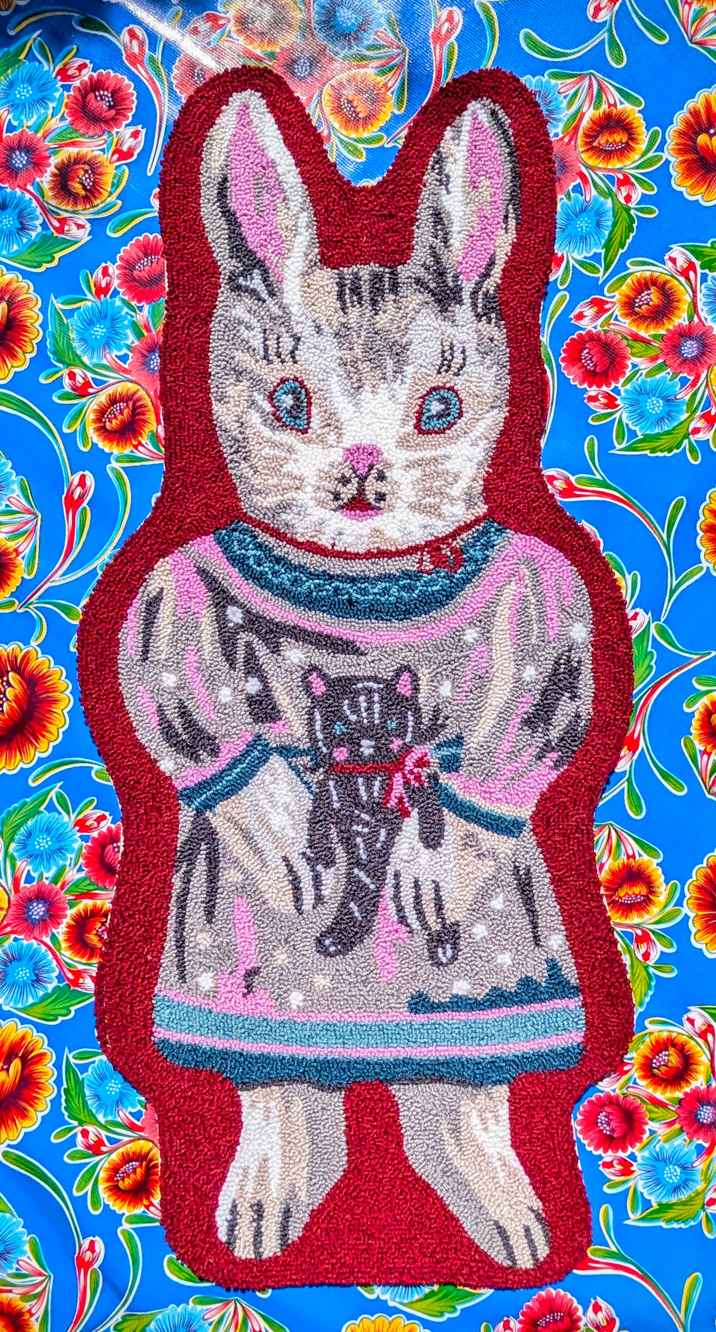 Tufty dressed animal rugs