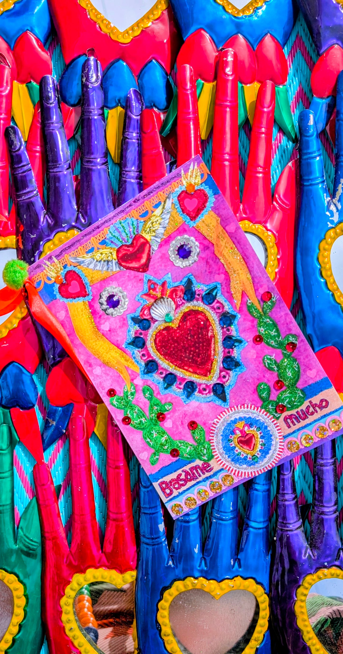 Mexico glittertastic cards