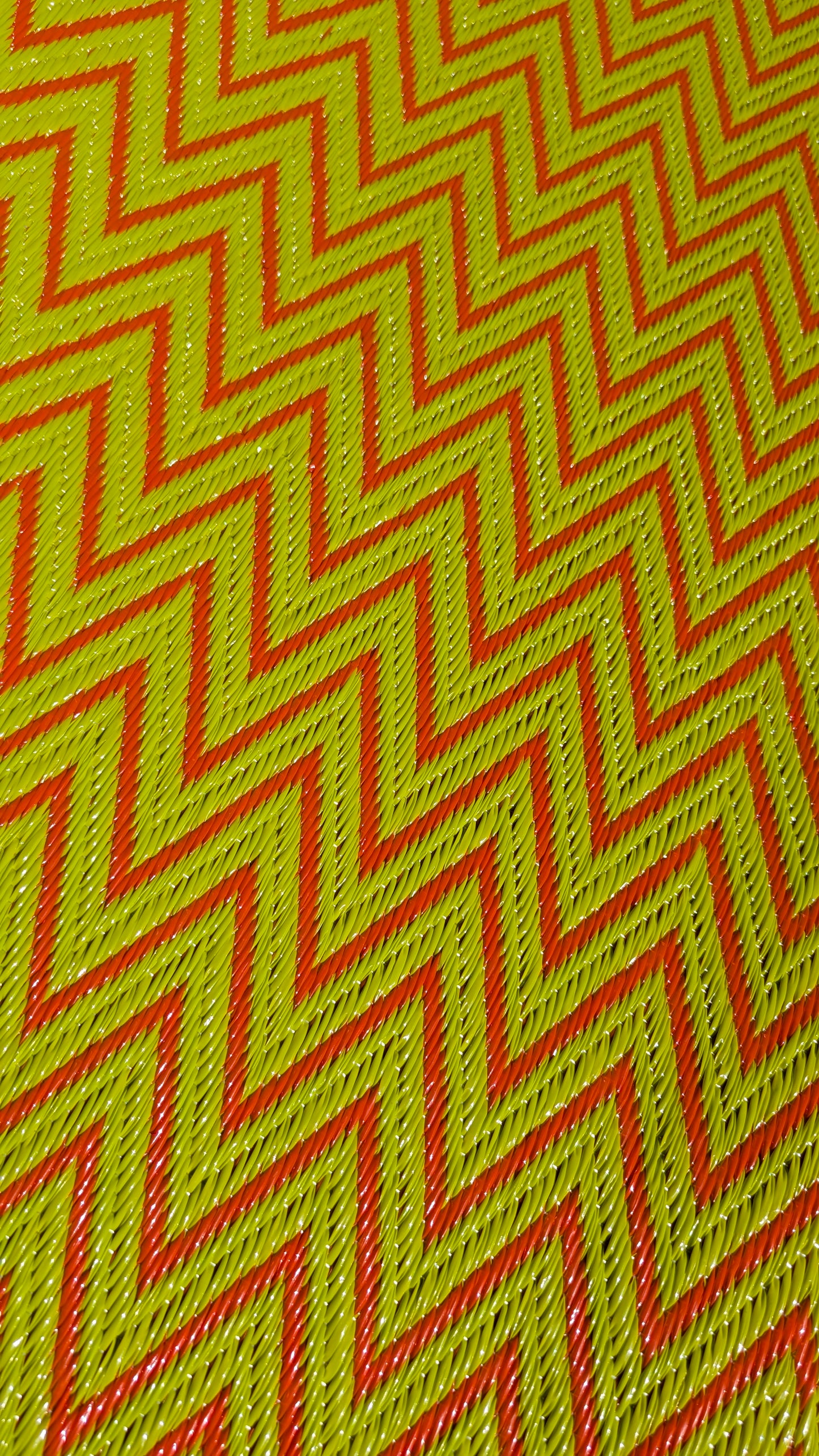 Senegalese recycled plastic mat - MEDIUM