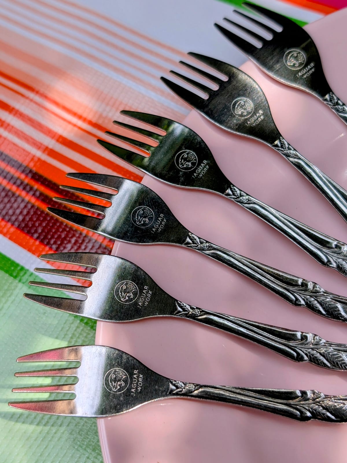 Rosey forks and spoons