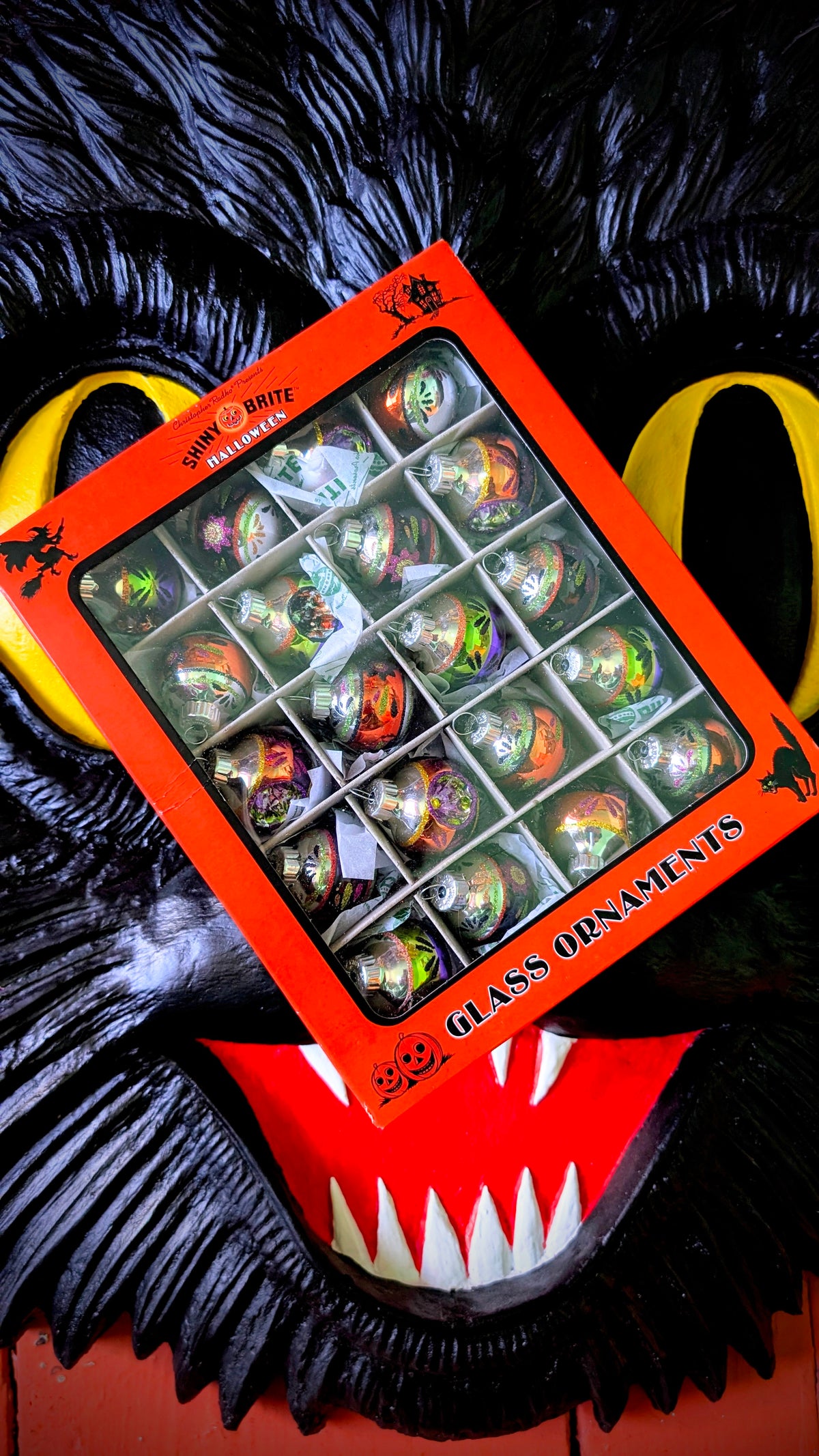 Mini mega Shiny Brite Halloween set