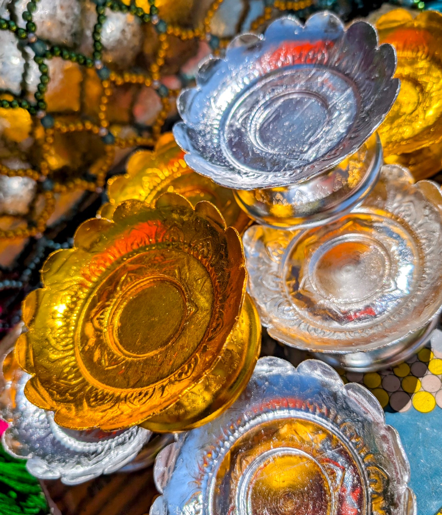 Devotional Thai offering bowls