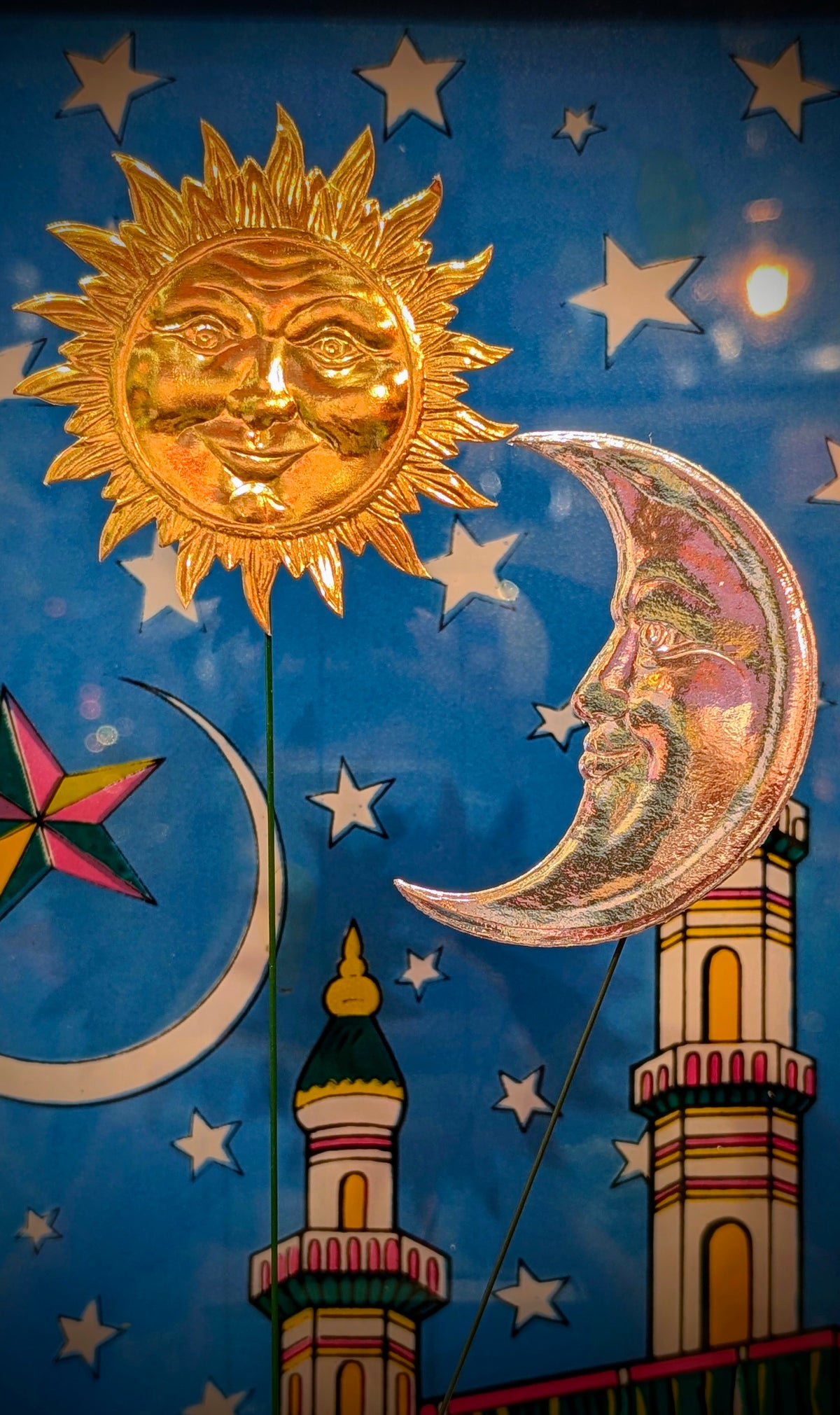 The sun or moon on a stick!