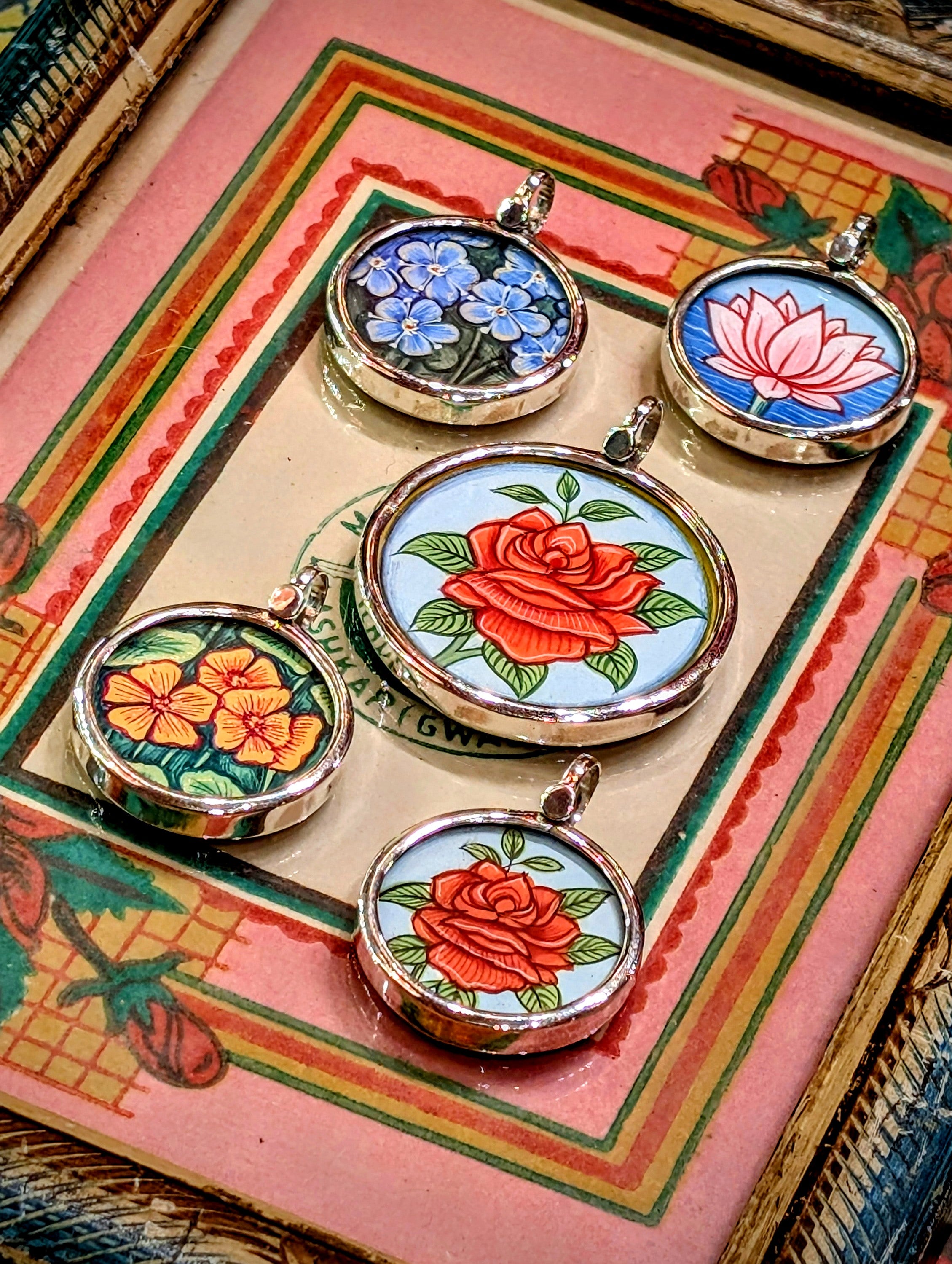 Fabulous florals miniature paintings