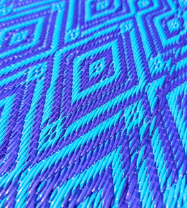 Senegalese recycled plastic mat - SMALL