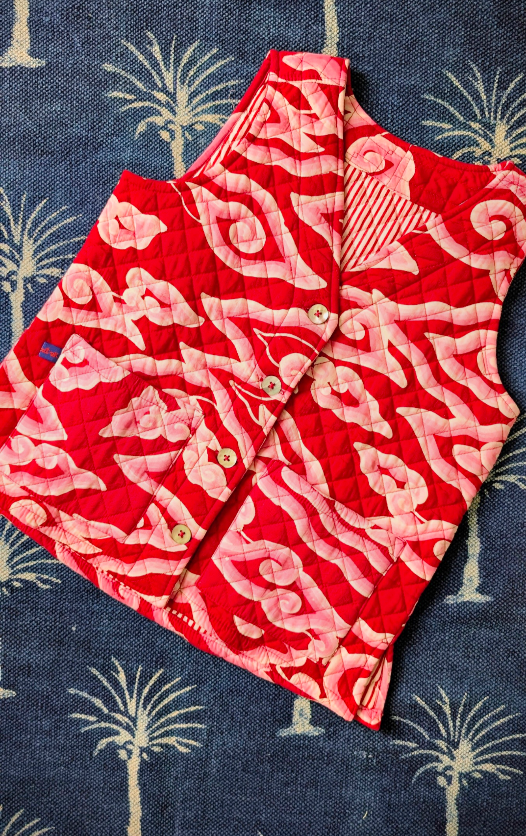 Cloud quilt waistcoat