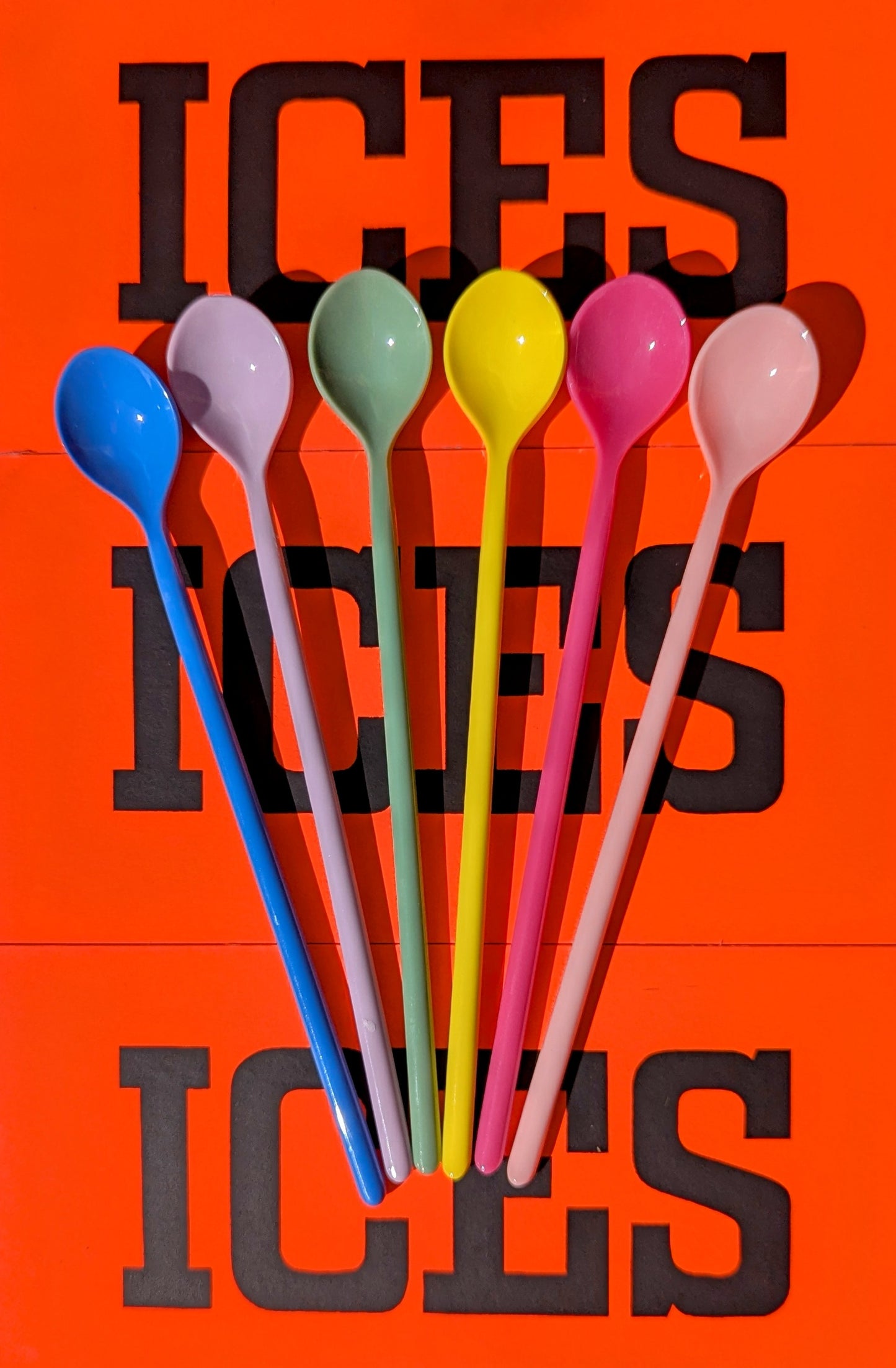 Long spoons set of 6