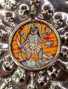 Kali painted pendants