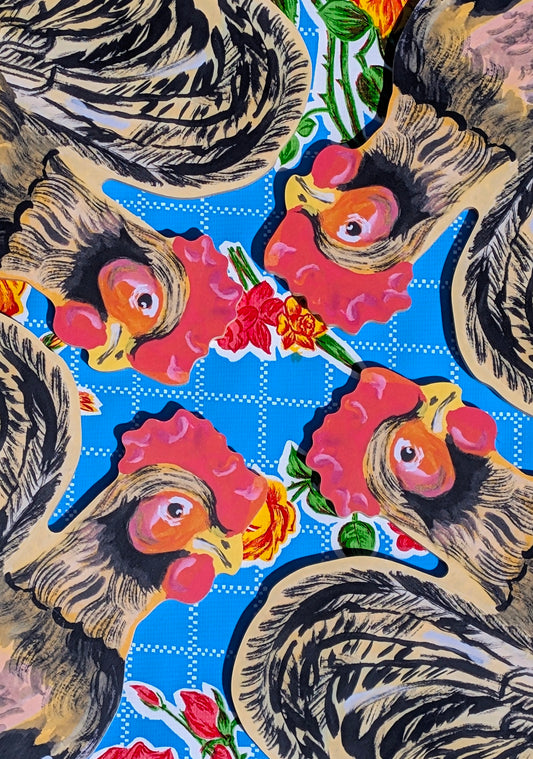 Nathalie Lete's wonderful world of animals!!

A proud rooster on a fabulous Swedish birch wood chopping /cheese/sandwich board to bring a bit of beauty to the kitchen🐱

30cm x 18cm

Melamine coated birch wood. 