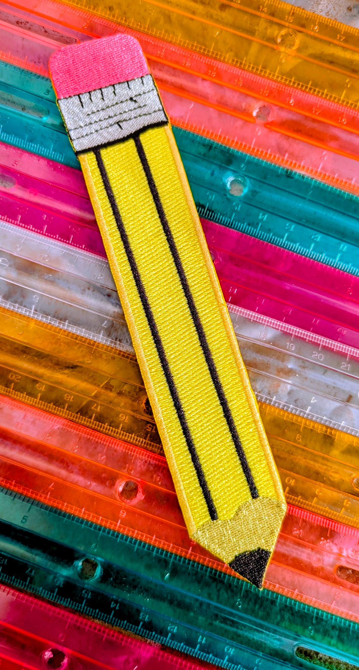 Luxe embroidered bookmark