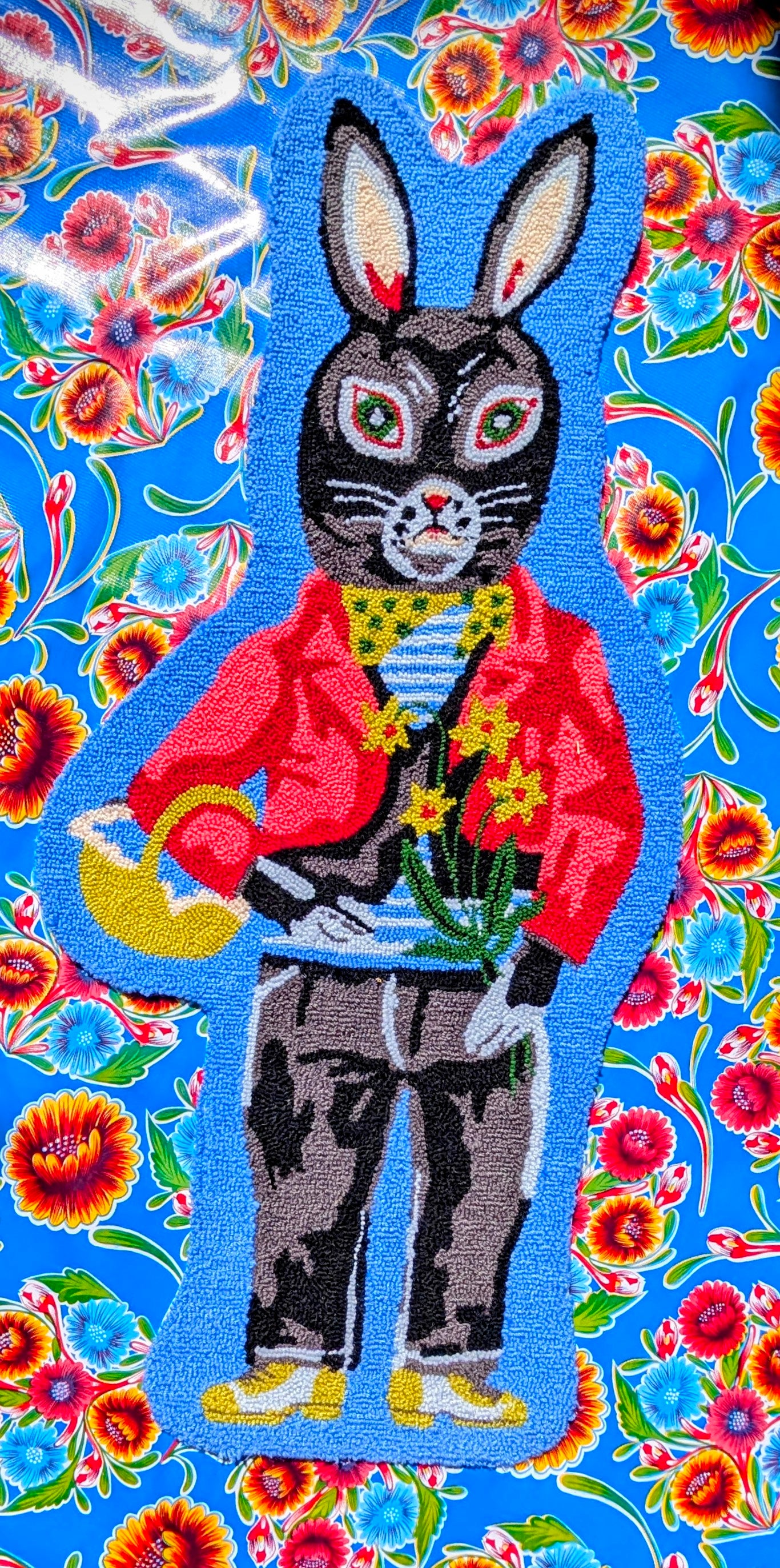 Tufty dressed animal rugs