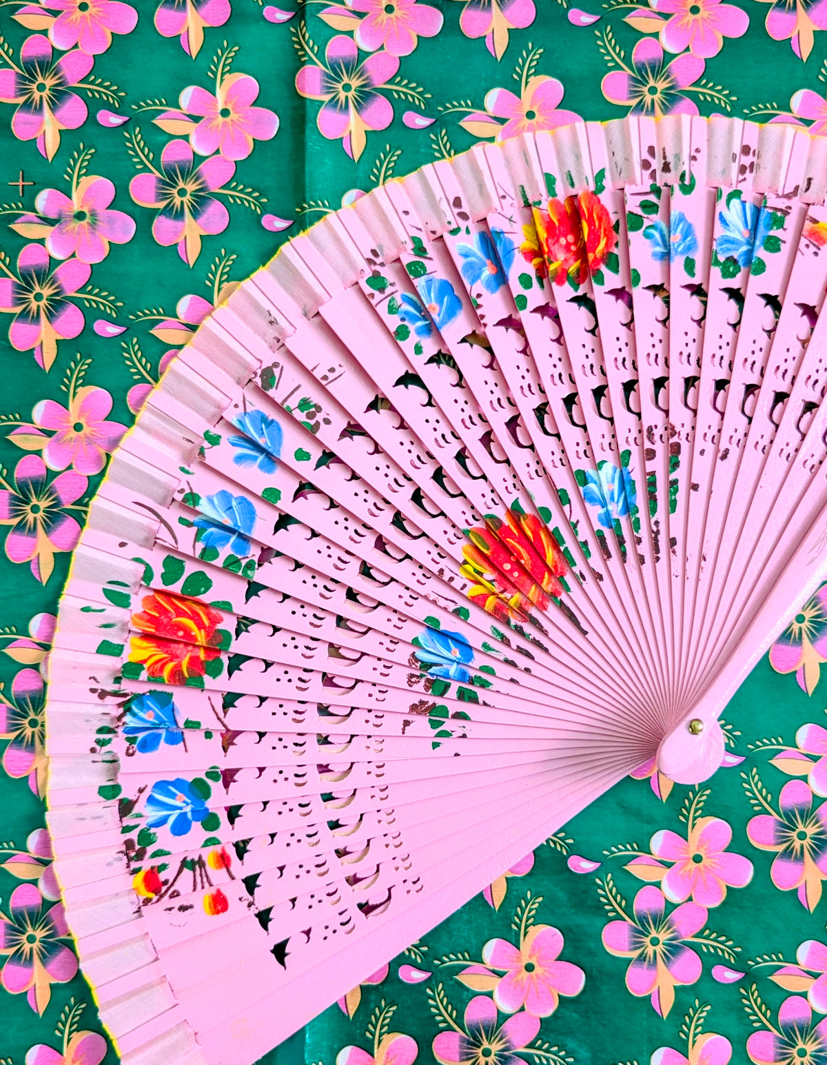 Hand painted fans