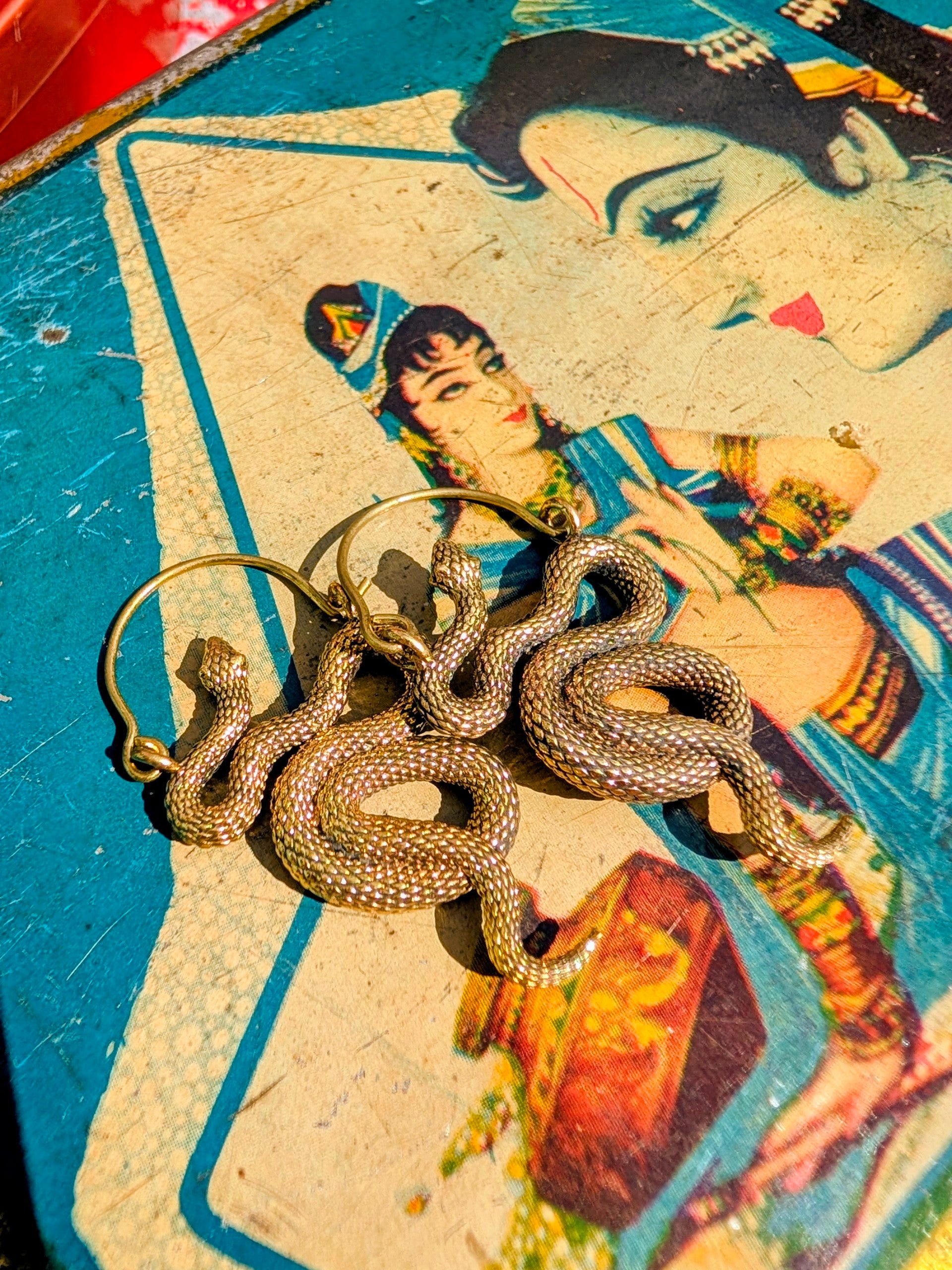 Brass snake collection
