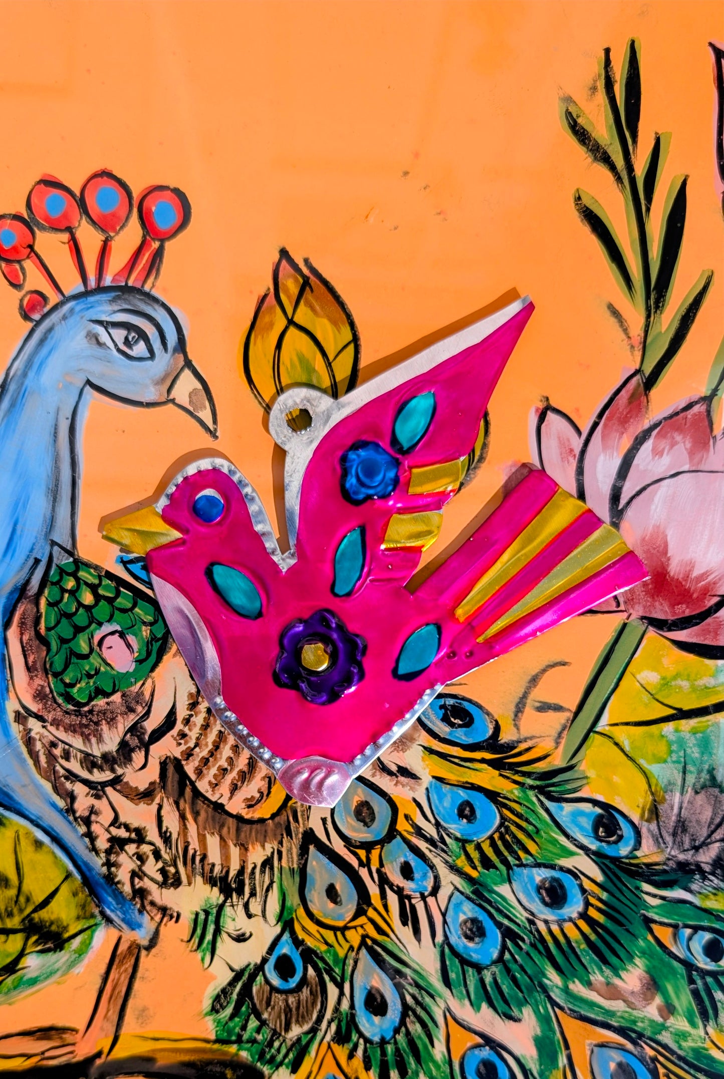 Tin bird milagros
