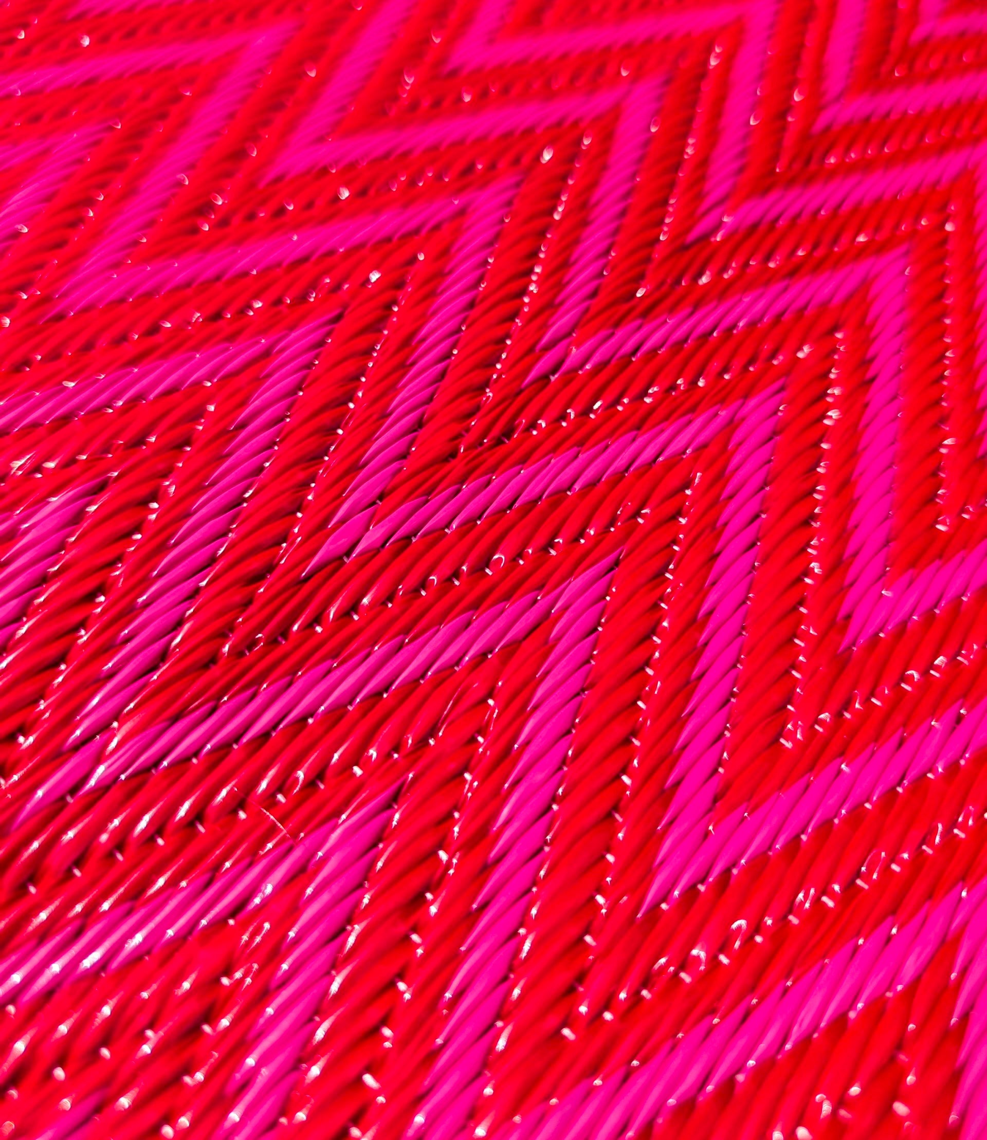 Senegalese recycled plastic mat - SMALL