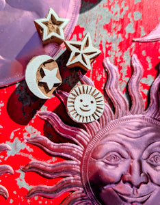 Celestial wood blocks