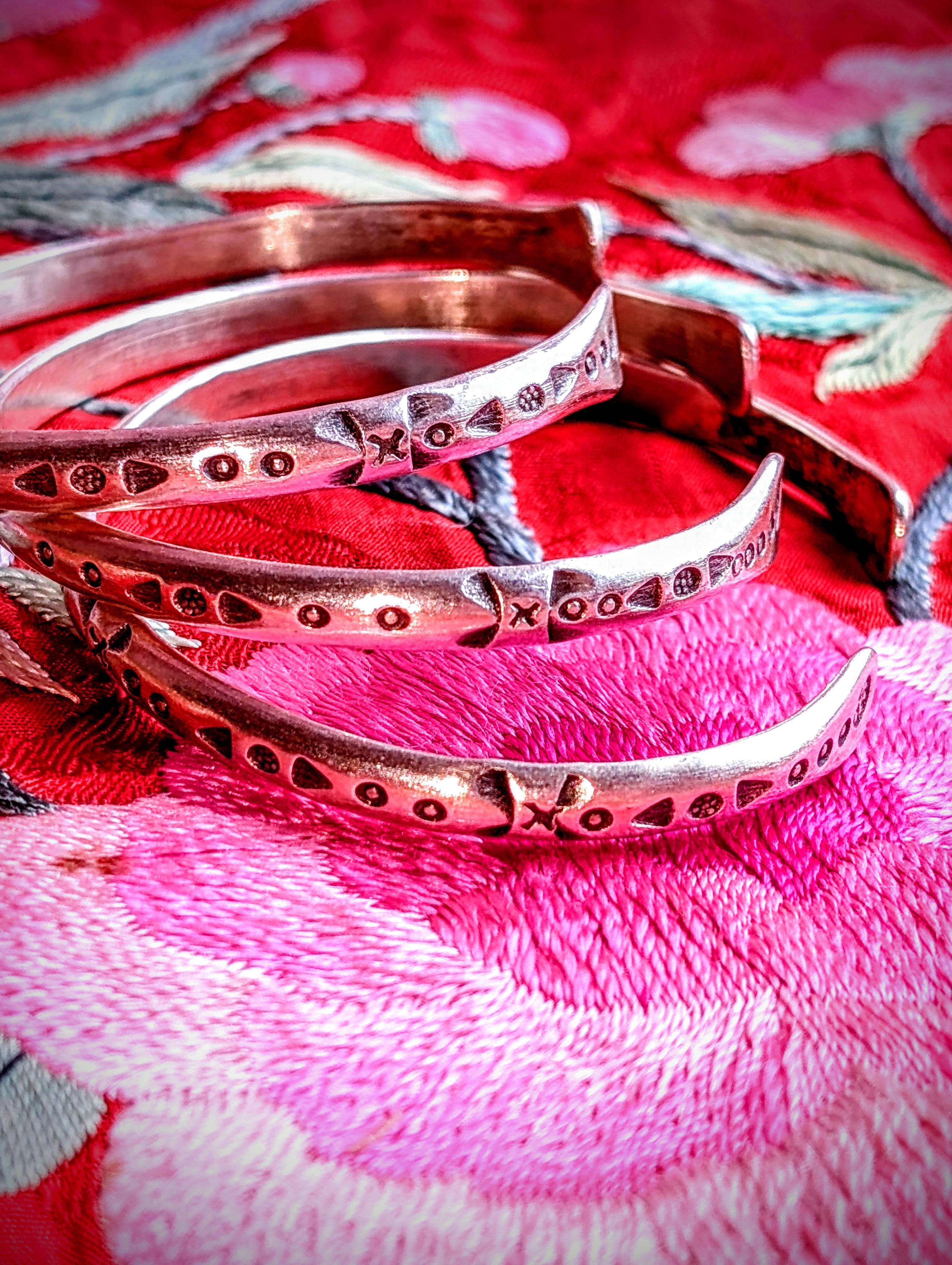 Ancient coins Karen Tribe bangle