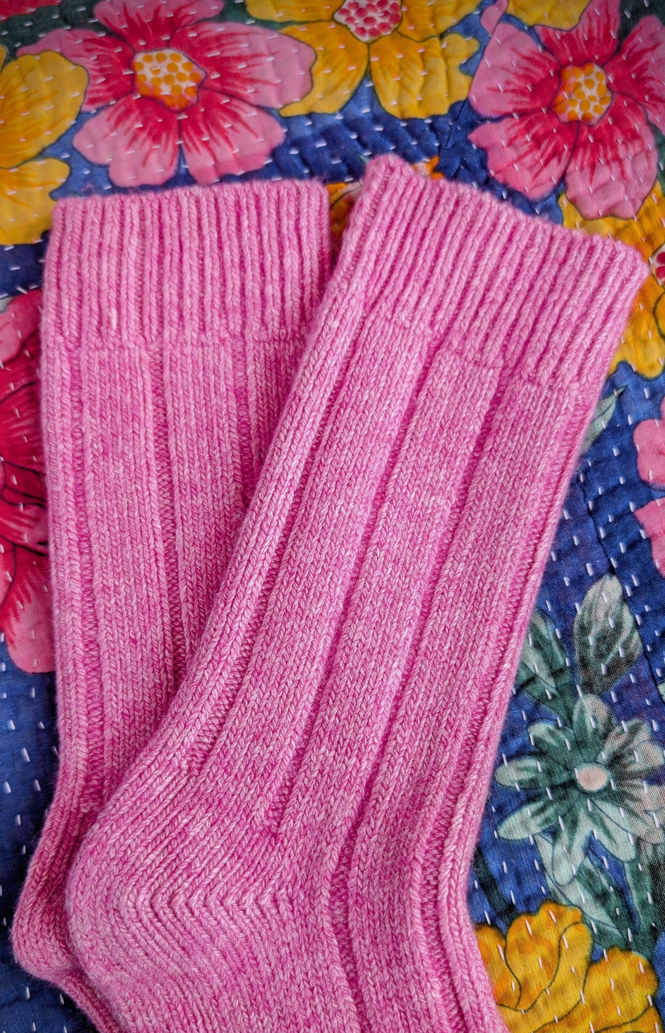 Soft luxe recycled wool socks