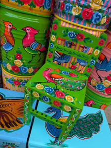 Hand painted Kiddies truck art chairs