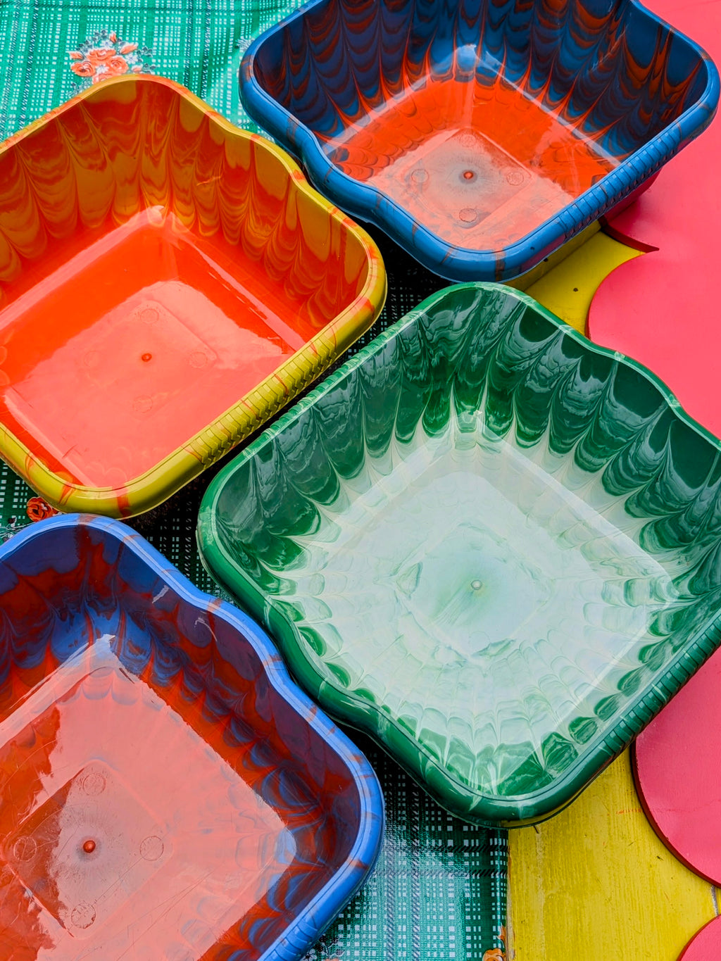 African recycled washing up bowl small