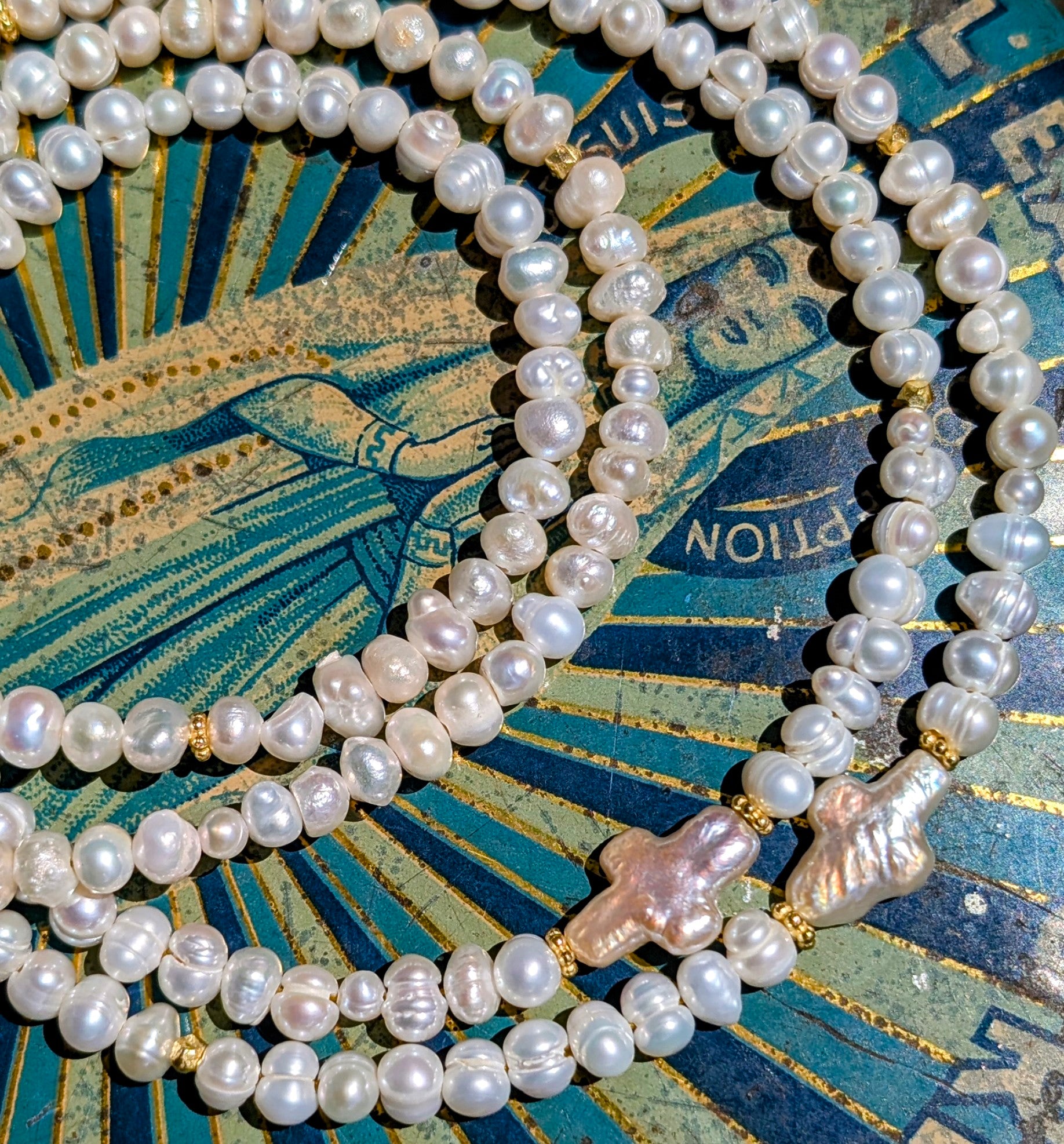 Sacred pearly necklaces