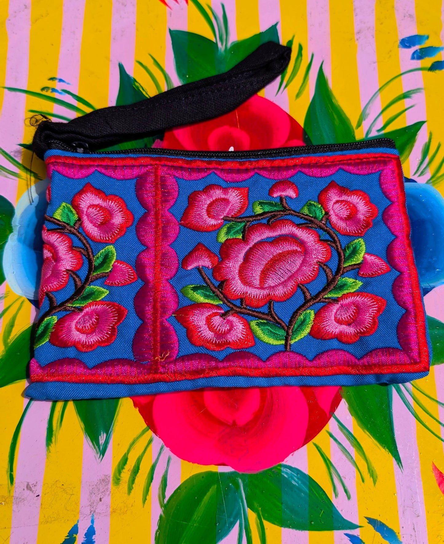 Peony tribal purses