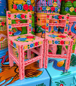 Hand painted Kiddies truck art chairs