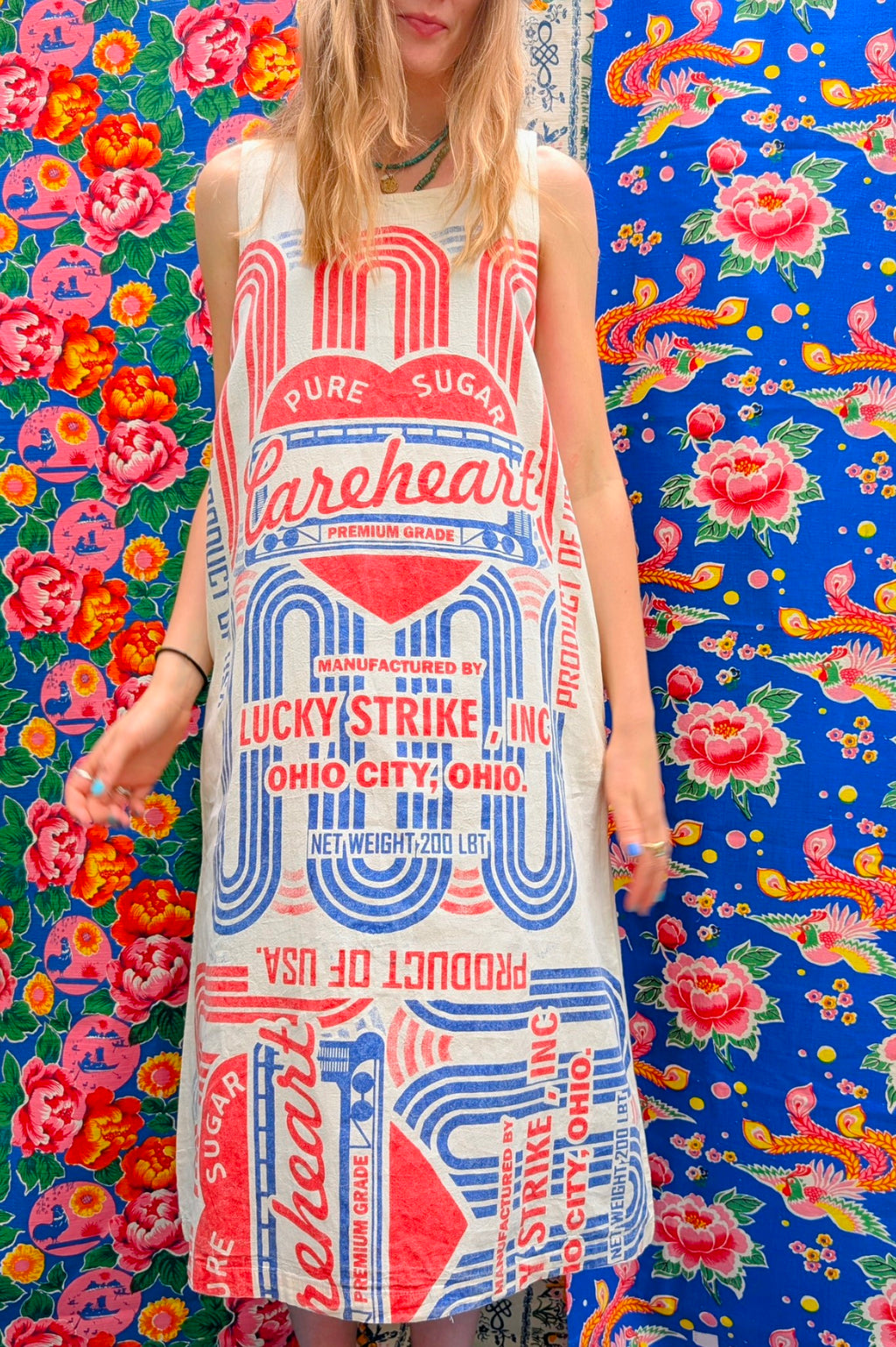 Punchy packaging sleeveless dress