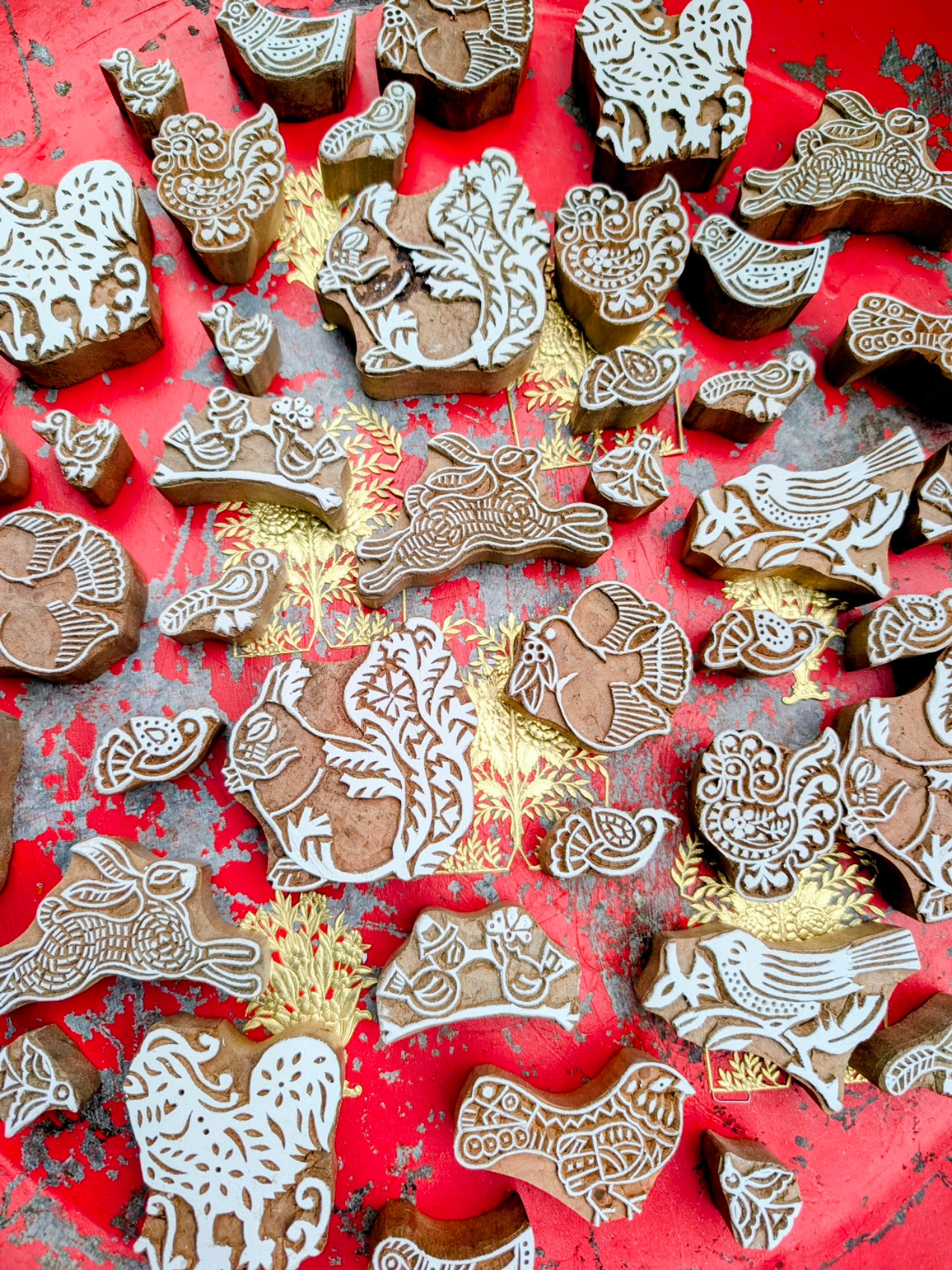 Folky woodblocks