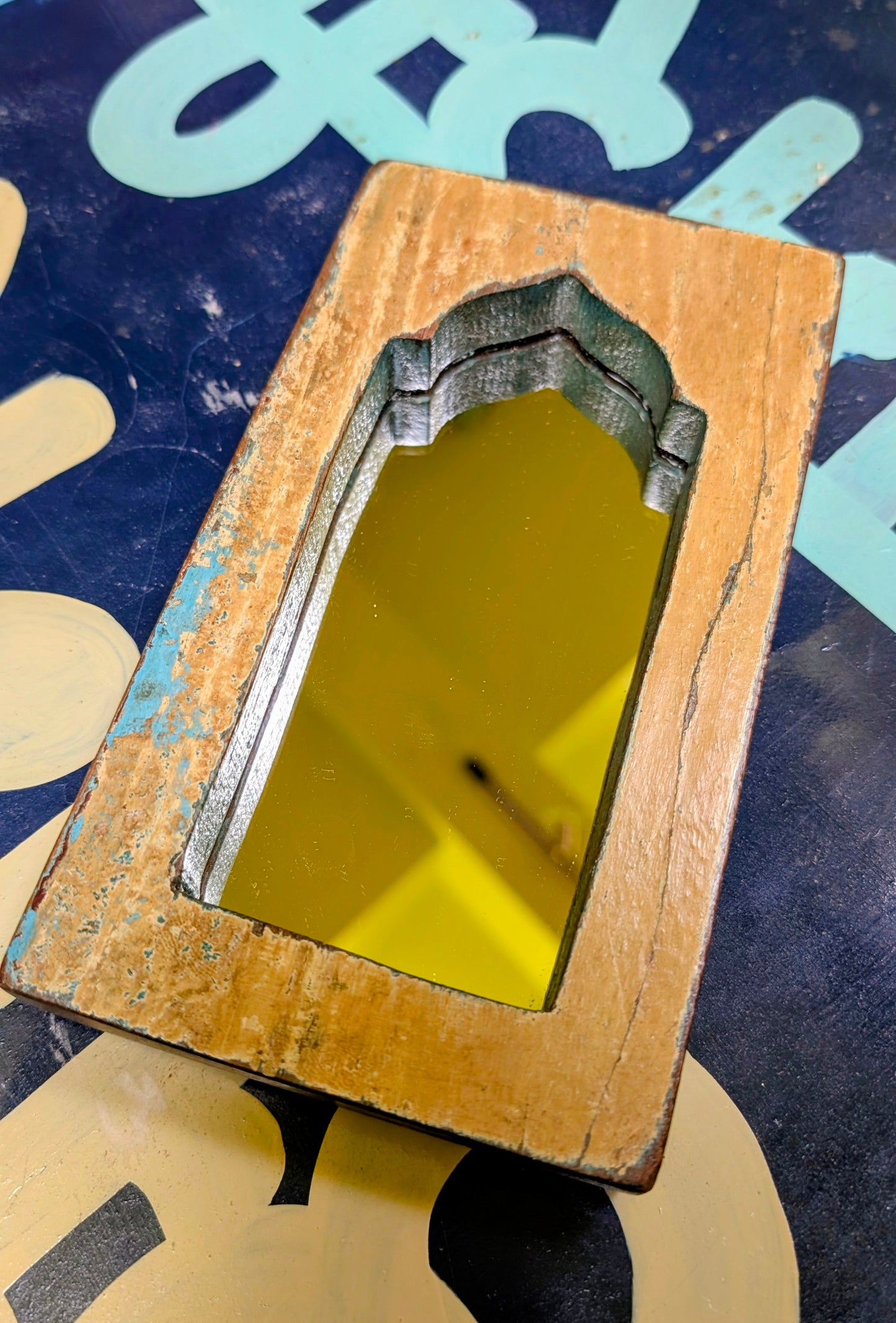 Painterly Indian mirrors