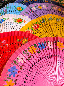 Hand painted fans