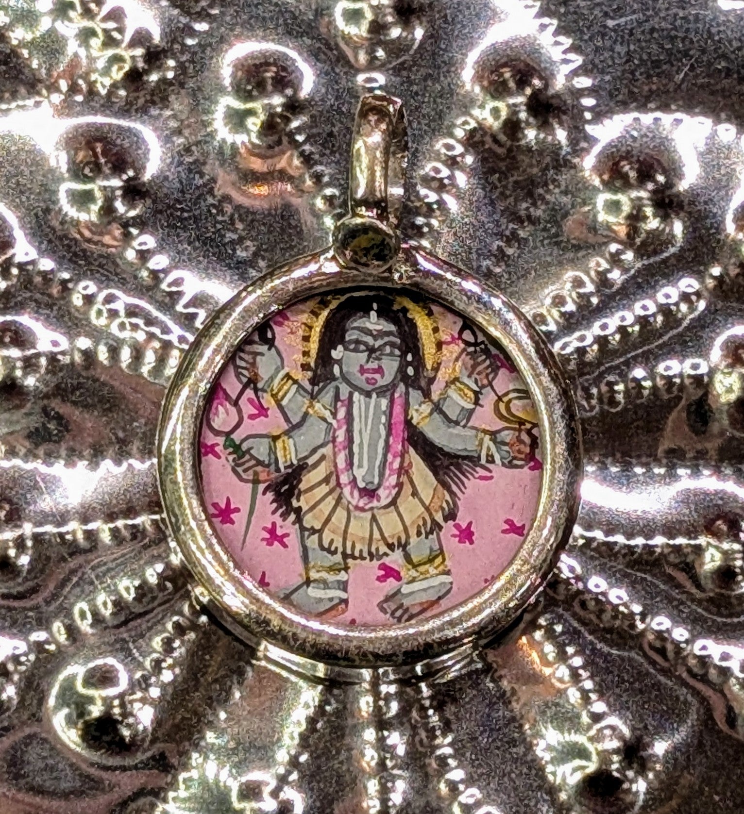 Kali painted pendants