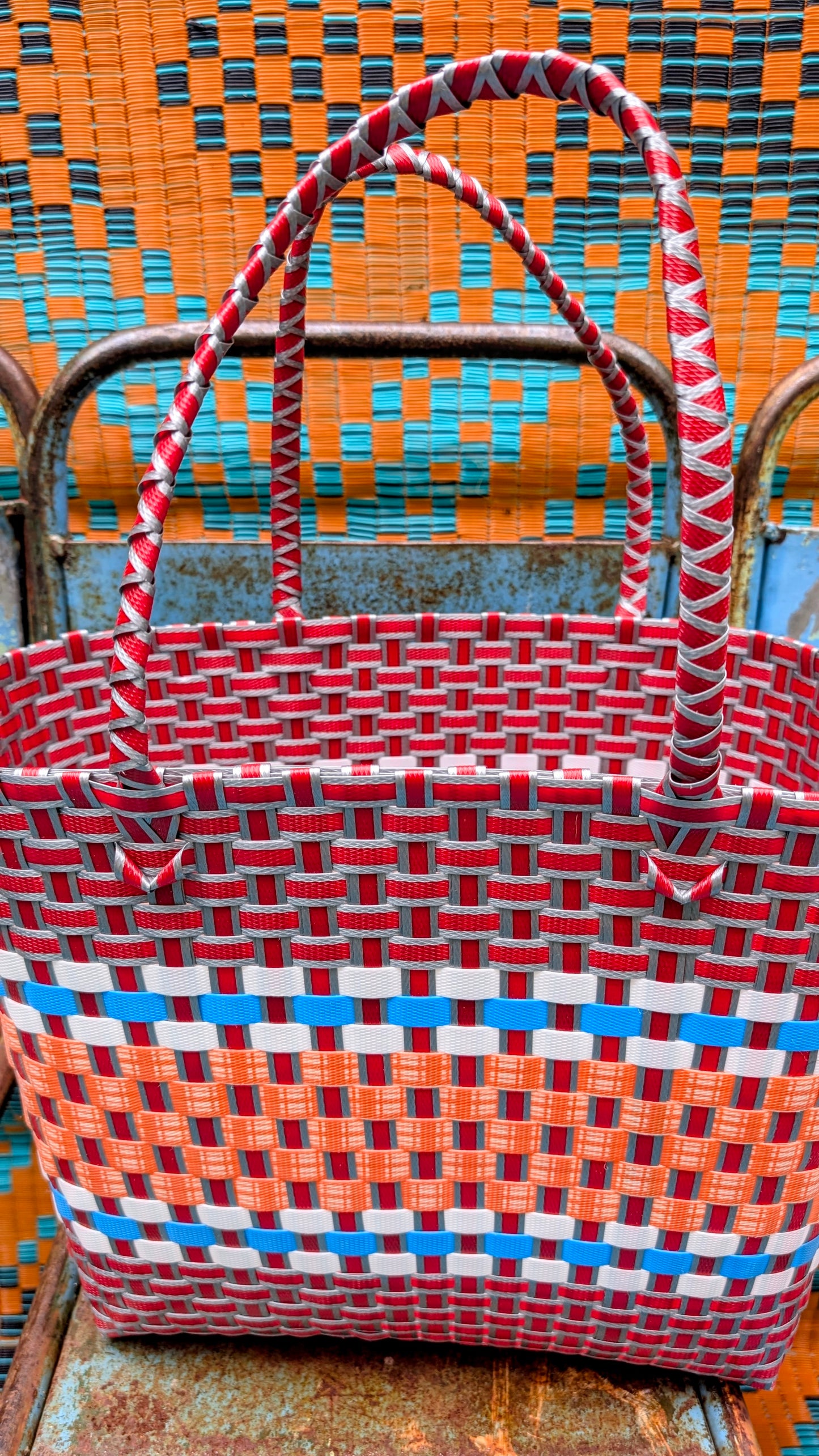 Retro woven basket