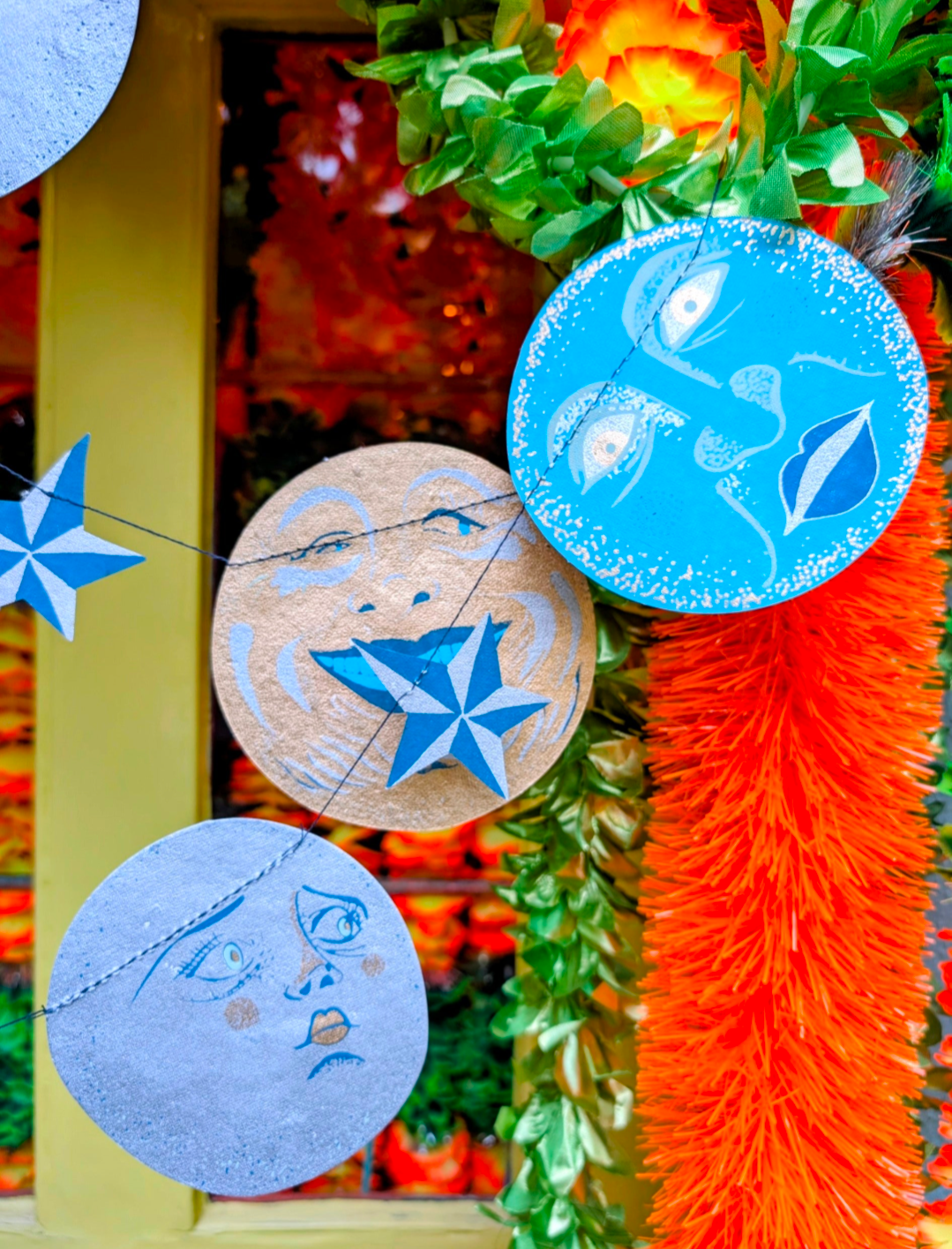 Celestial and moon garlands