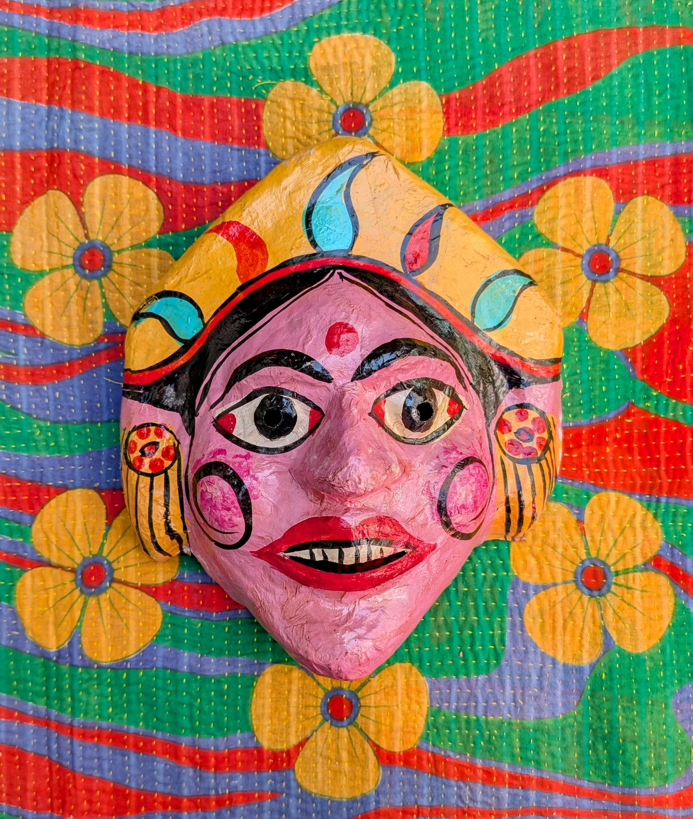 Indian paper mache masks