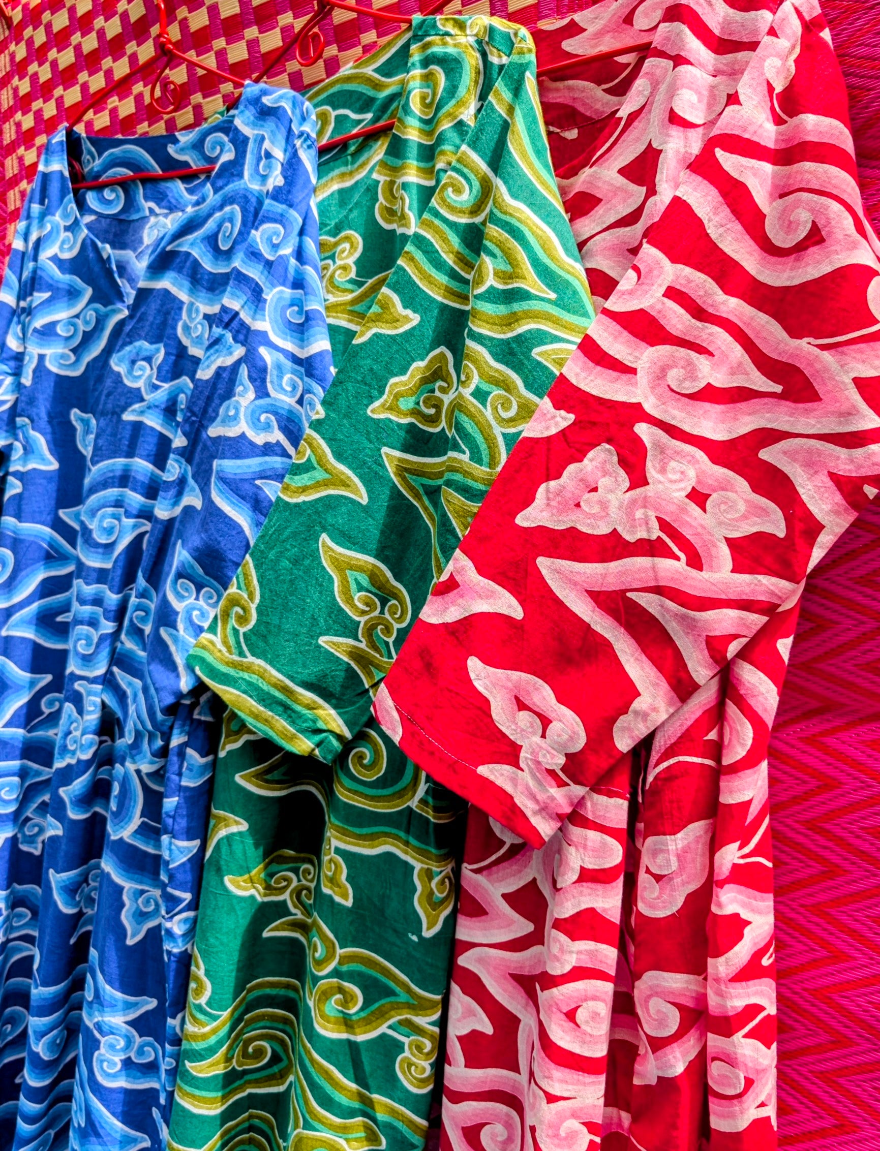 Cloud print kaftan