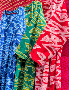 Cloud print kaftan
