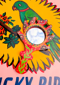 Rajasthani hand painted mirror