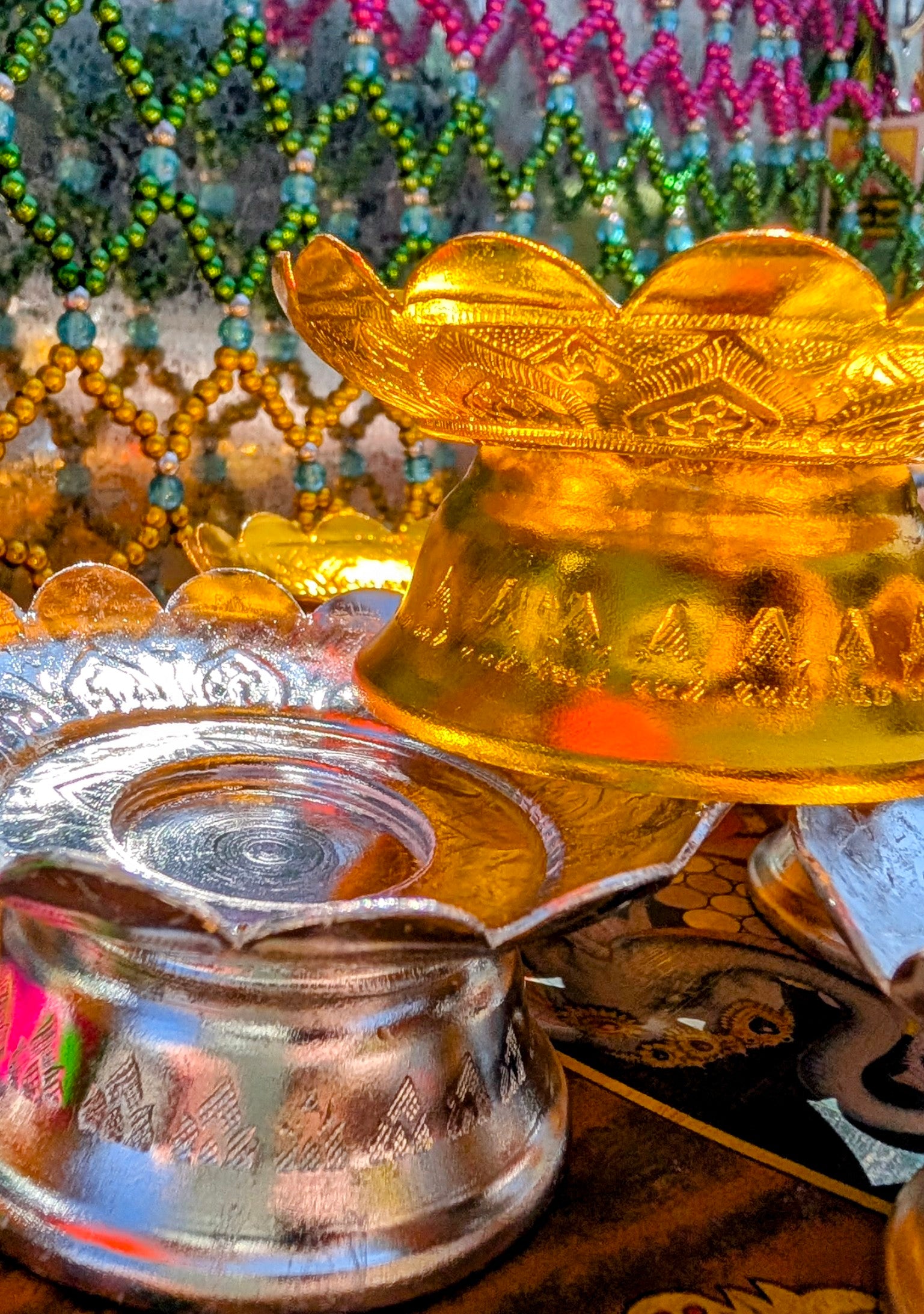 Devotional Thai offering bowls