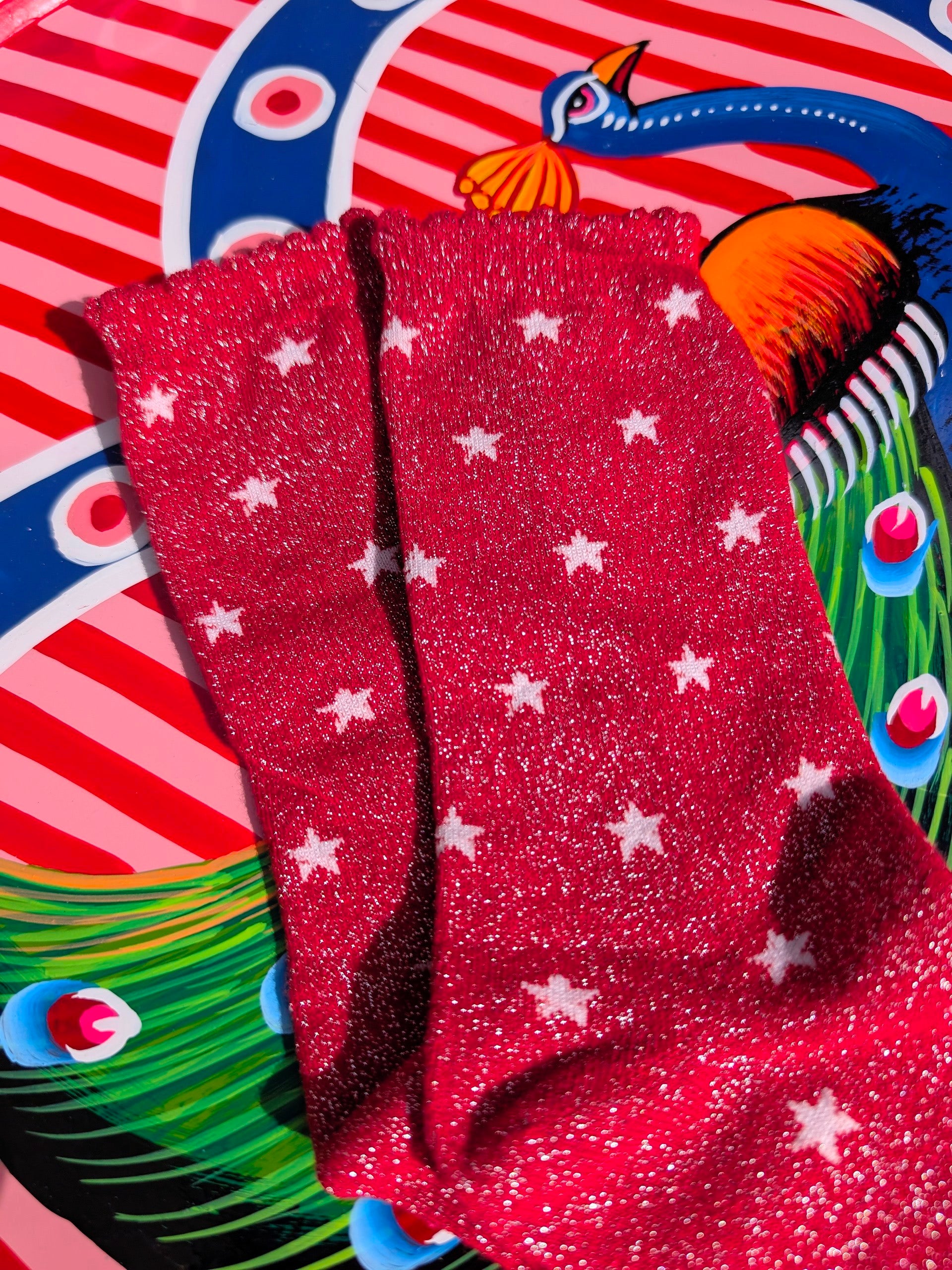 Patterntastic Glitter Socks