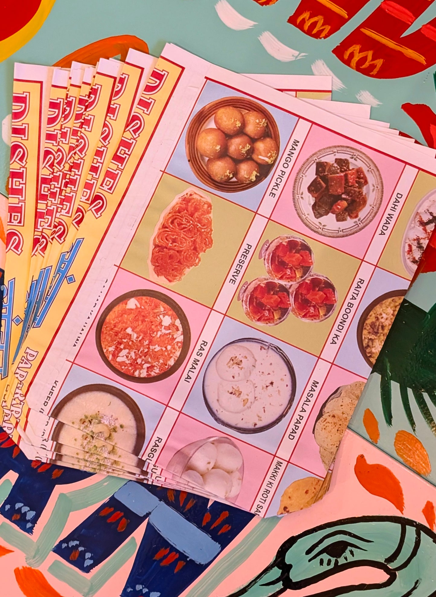 Indian poster party bags