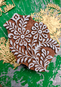 Flora wood blocks