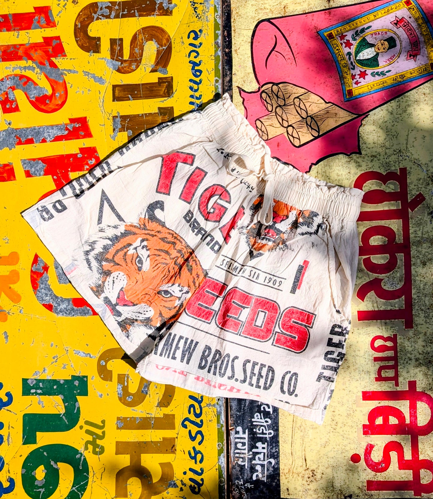 Punchy packaging shorts