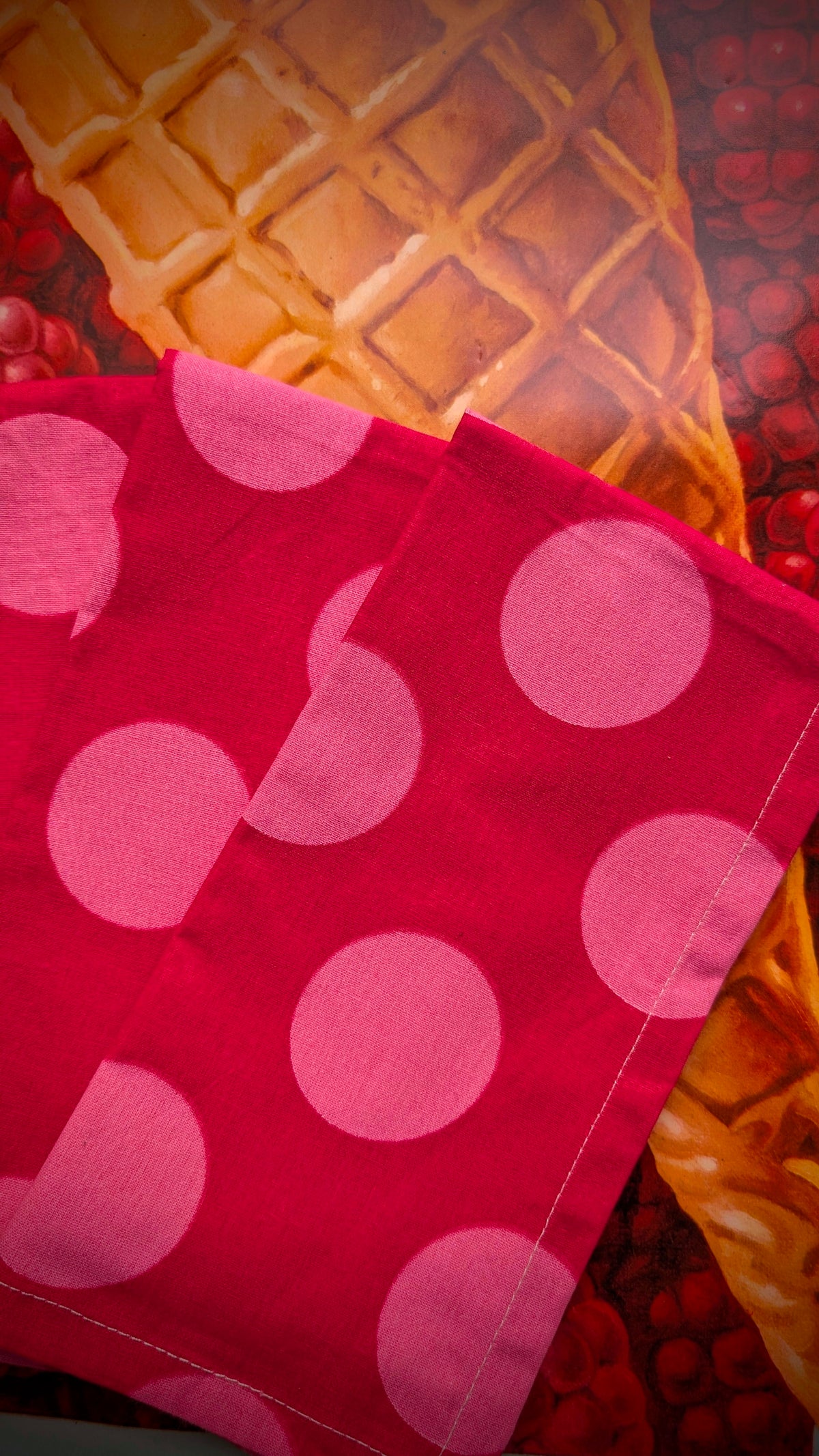Bold block print napkins