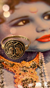 Hindu god amulet rings