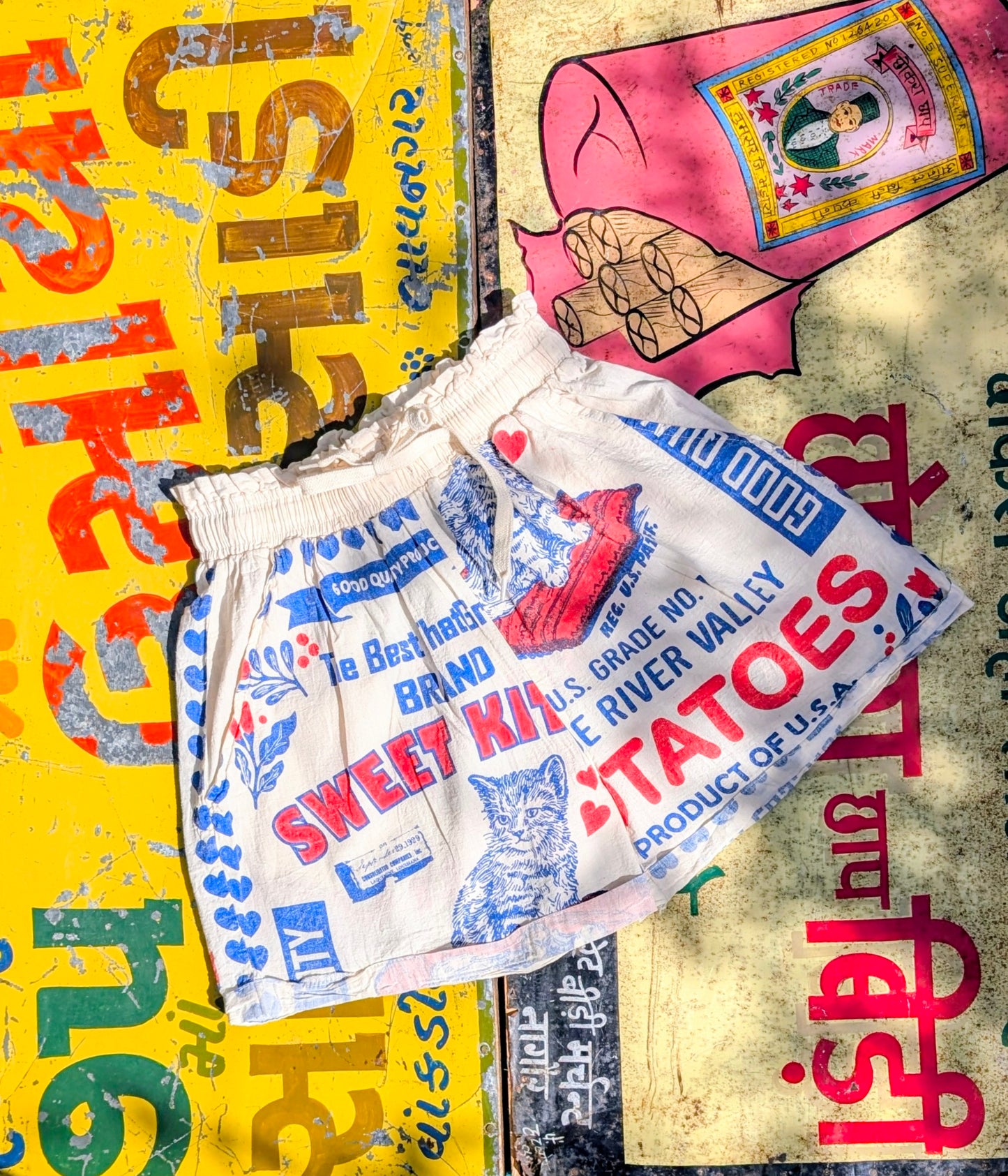 Punchy packaging shorts