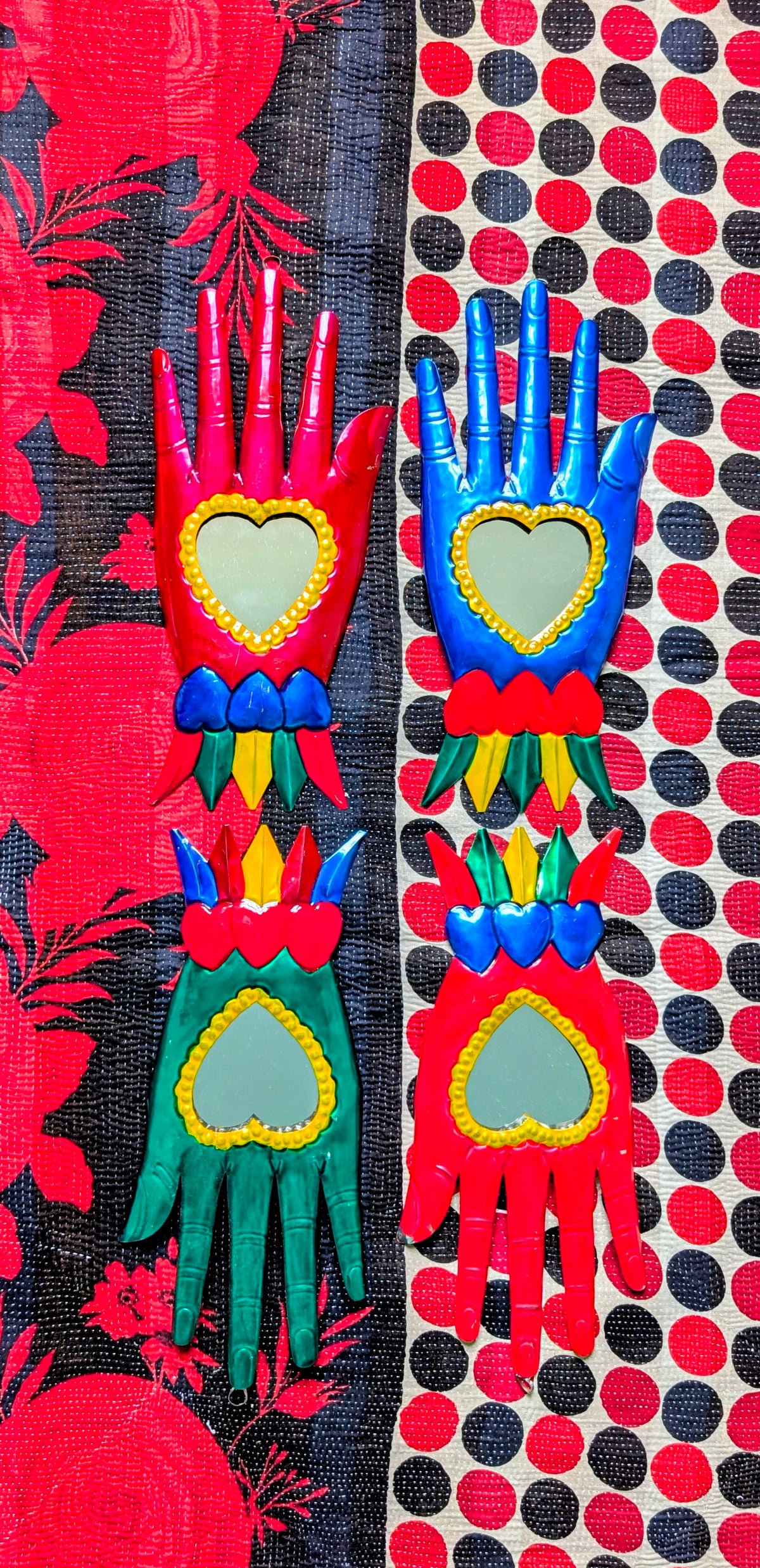 Mexican super sized hand mirrors