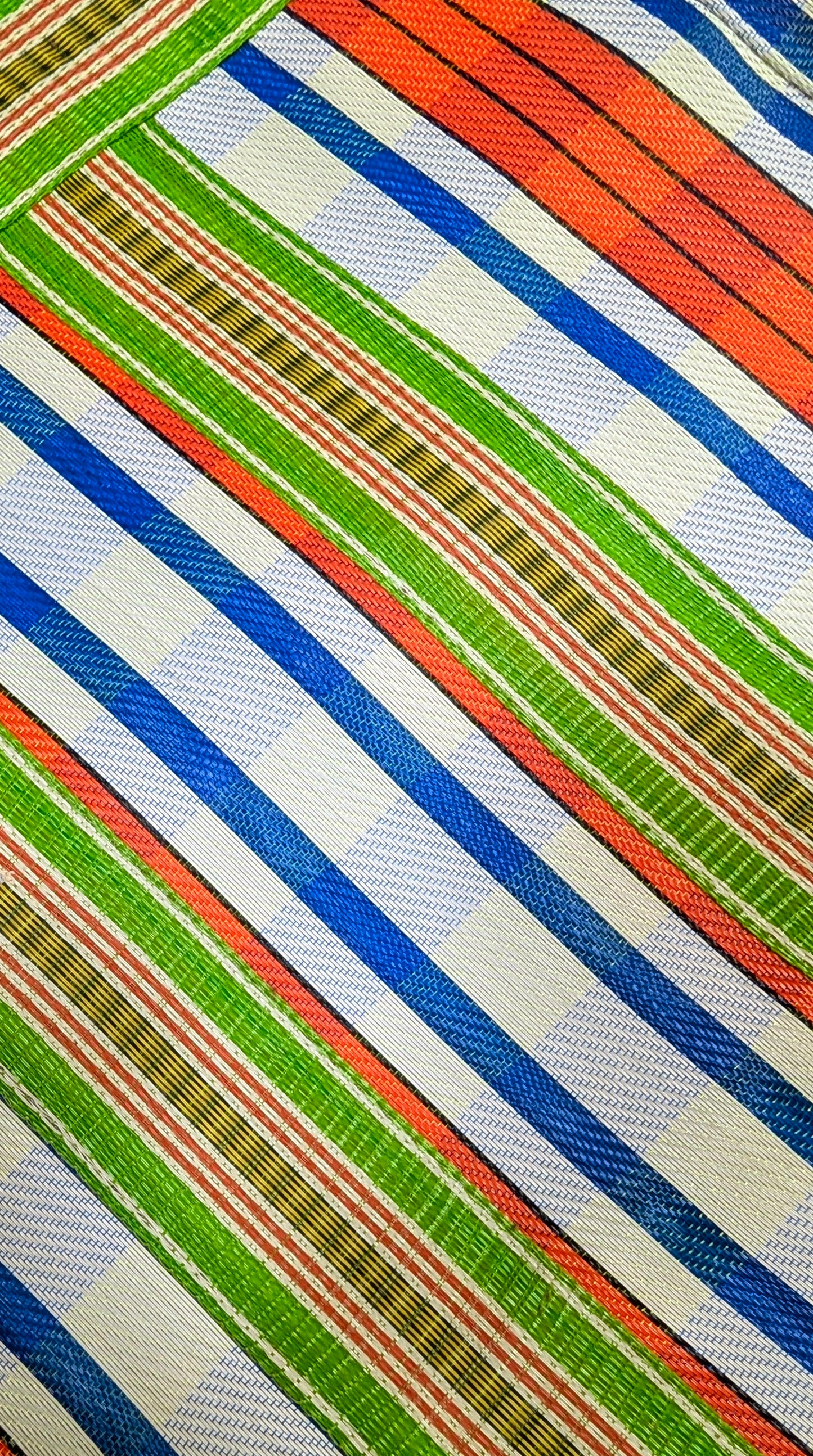 Big stripe market bag