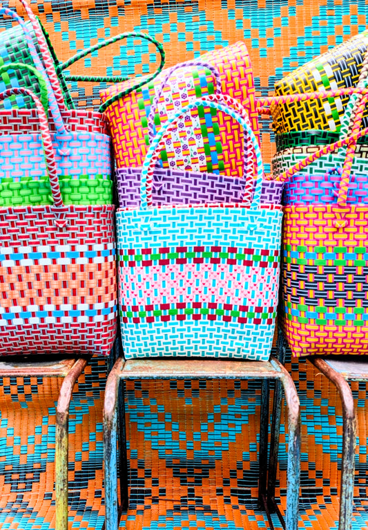 Retro woven basket