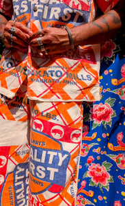 Punchy packaging wide legs
